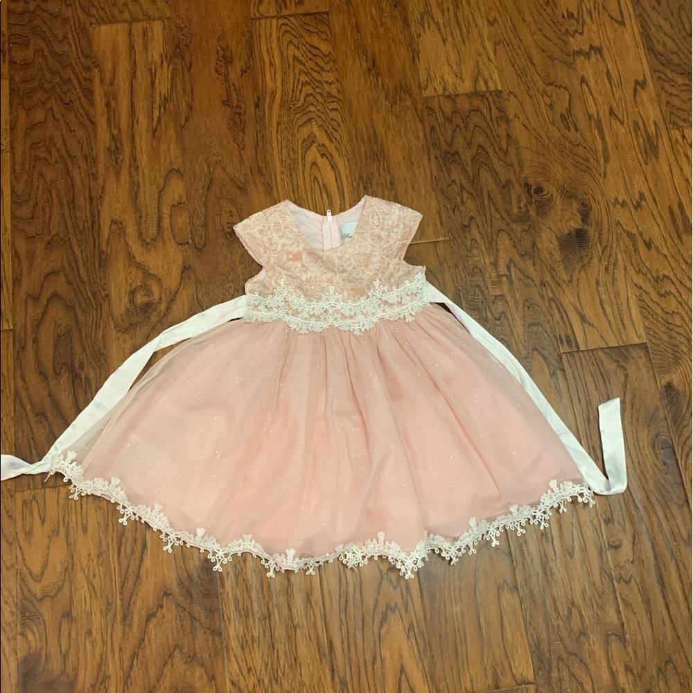 Rare Editions Sparkly Pink Dress